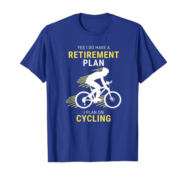 funny cycling retirement plan bicycle cyclist men women t-shirt, White;black
funny cycling retirement plan bicycle cyclist men women t-shirt, White;black
