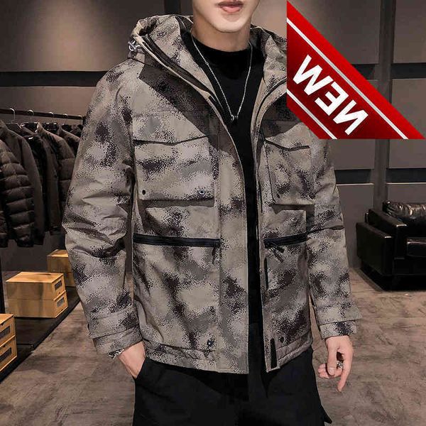 new trend men's winter camouflage male cool down jacket mens coat fashion 2021 fleece hooded short, Black
new trend men's winter camouflage male cool down jacket mens coat fashion 2021 fleece hooded short, Black