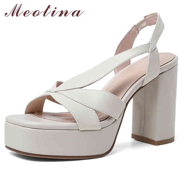 meotina genuine leather sandals women shoes block heels party shoes extreme high heel sandals ladies summer 40 210520, Black
meotina genuine leather sandals women shoes block heels party shoes extreme high heel sandals ladies summer 40 210520, Black