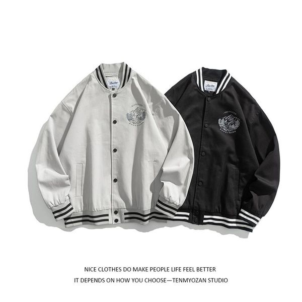 men's jackets 2021 hip hop baseball jacket men women letter embroidery patchwork streetwear couples zipper autumn coat #3303, Black;brown
men's jackets 2021 hip hop baseball jacket men women letter embroidery patchwork streetwear couples zipper autumn coat #3303, Black;brown