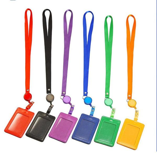 card holders holder bags pu leather vertical with lanyard for students business staff exhibition id cover pouch, Brown;gray
card holders holder bags pu leather vertical with lanyard for students business staff exhibition id cover pouch, Brown;gray