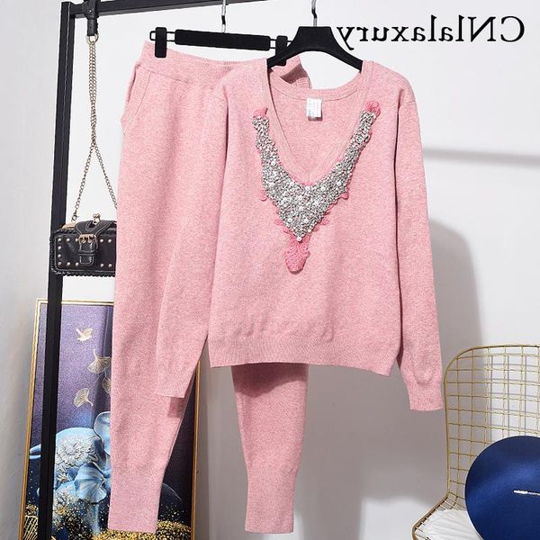 women's two piece pants women tracksuit for 2021 v neck sweatshirt and set casual knitted trousers+jumper suit 2, White
women's two piece pants women tracksuit for 2021 v neck sweatshirt and set casual knitted trousers+jumper suit 2, White