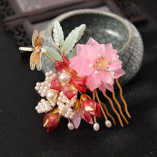 hair clips & barrettes chinese classic hairpins for women vintage flower pearl side comb ancient style piece elegant jewelry accessories, Golden;silver
hair clips & barrettes chinese classic hairpins for women vintage flower pearl side comb ancient style piece elegant jewelry accessories, Golden;silver
