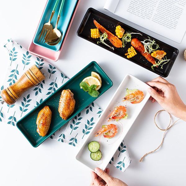 dishes & plates home color glaze creative chicken wings placed ceramic long plate snack rectangular flat restaurant daily sushi
dishes & plates home color glaze creative chicken wings placed ceramic long plate snack rectangular flat restaurant daily sushi