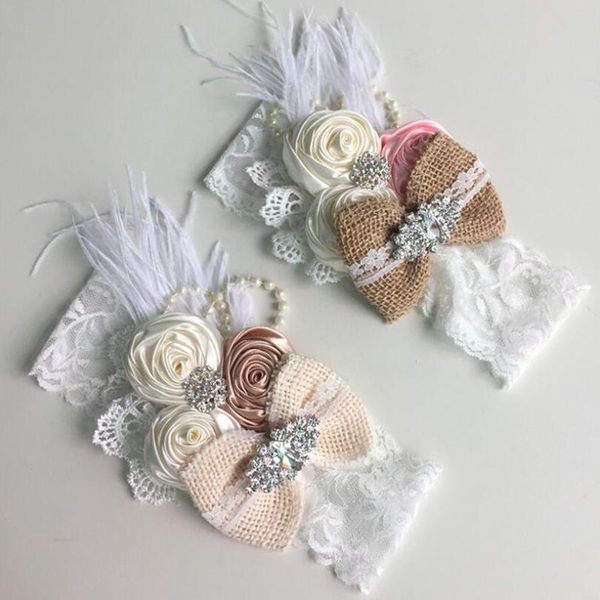 hair accessories baby girl headbands feather rhinestone lace headband vintage burlap bow band infant borns hairband, Slivery;white
hair accessories baby girl headbands feather rhinestone lace headband vintage burlap bow band infant borns hairband, Slivery;white