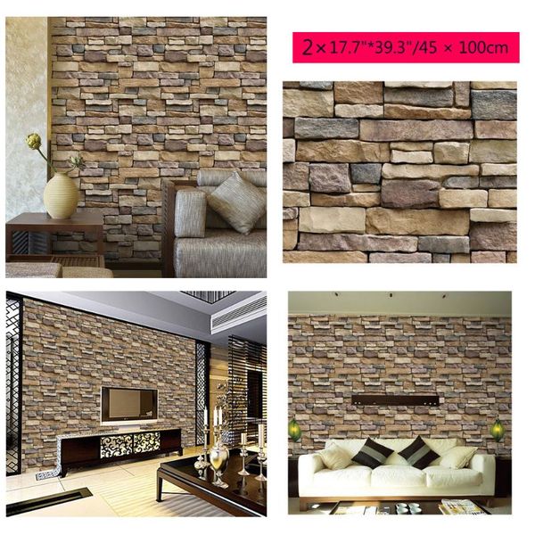wall stickers 2pcs brick stone sticker house decoration 3d pvc paper wallpaper diy rustic effect self adhesive
wall stickers 2pcs brick stone sticker house decoration 3d pvc paper wallpaper diy rustic effect self adhesive