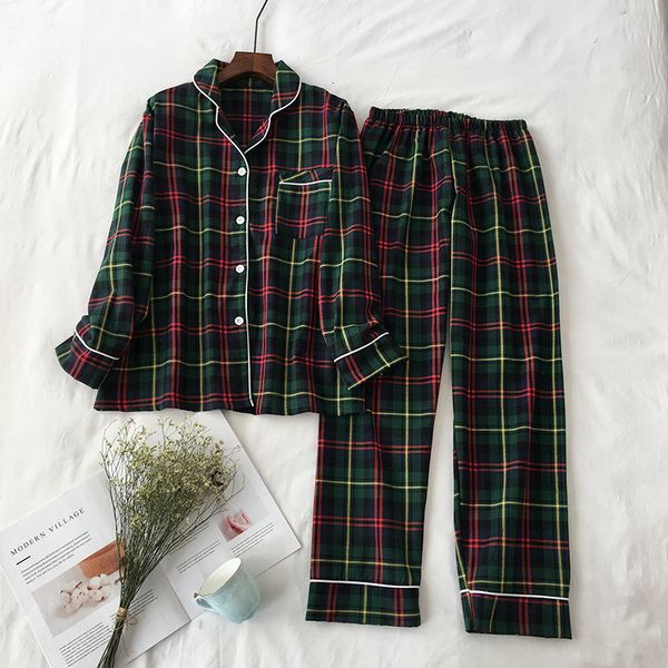 Women's Sleepwear JULY'S SONG 2 Pieces Pajamas Set Cotton Plaid Women Leisure Printing Soft Long Sleeve Trousers Spring Autumn Homewear VKDI, Black;red
Women's Sleepwear JULY'S SONG 2 Pieces Pajamas Set Cotton Plaid Women Leisure Printing Soft Long Sleeve Trousers Spring Autumn Homewear VKDI, Black;red