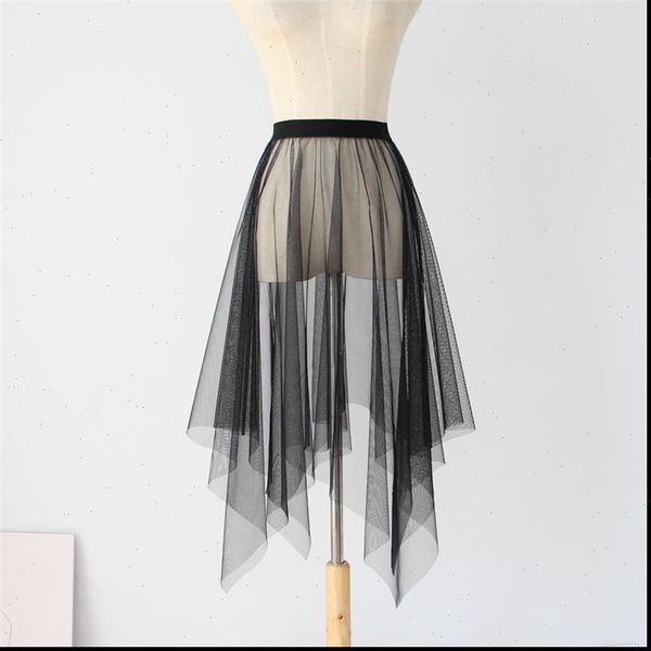 korean spring summer asymmetrical mesh womens skirt casual fashion high waist tulle single layer transparent black
korean spring summer asymmetrical mesh womens skirt casual fashion high waist tulle single layer transparent black