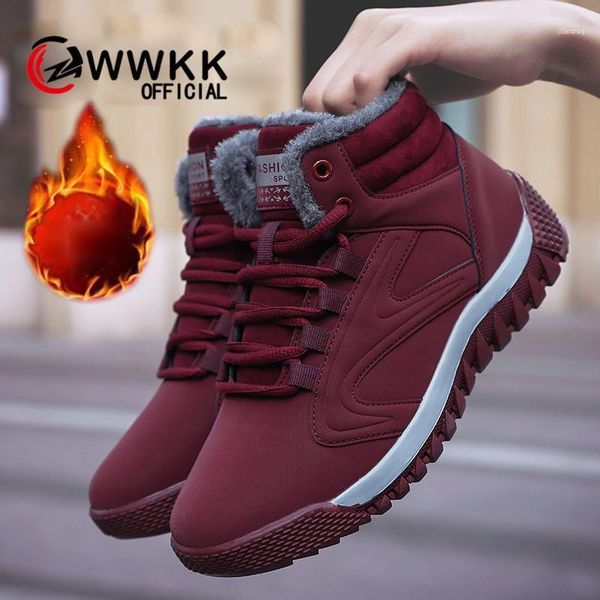 boots wwkk man snow women waterproof hiking warm flats 2021 winter leather sneakers platform ankle woman shoes botas11, Black
boots wwkk man snow women waterproof hiking warm flats 2021 winter leather sneakers platform ankle woman shoes botas11, Black