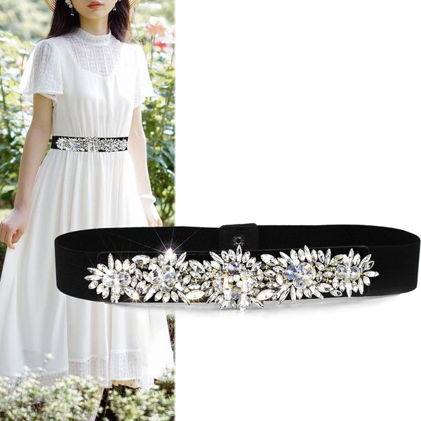 belts belt for women fine matching dress crystal glass diamond inlaid elastic girdle fashion all-match 67cm, Black;brown
belts belt for women fine matching dress crystal glass diamond inlaid elastic girdle fashion all-match 67cm, Black;brown
