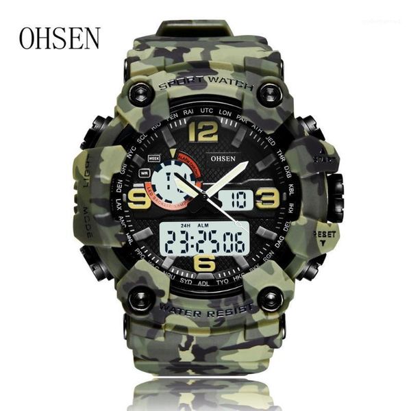 wristwatches fashion quartz digital men watch dual time army green sport man reloj hombre waterproof led male diver watches gift, Slivery;brown
wristwatches fashion quartz digital men watch dual time army green sport man reloj hombre waterproof led male diver watches gift, Slivery;brown