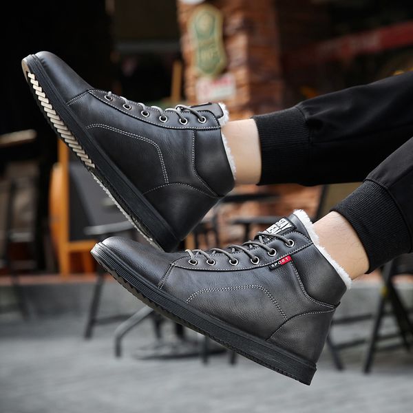 boot winter snow cotton casual leather men's ankle fashion black shoes warm man boots with skin 996 39y9
boot winter snow cotton casual leather men's ankle fashion black shoes warm man boots with skin 996 39y9