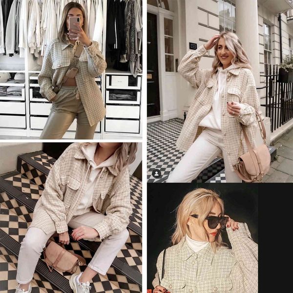vintage women polyester pearls coats fashion ladies thick plaid coat female streetwear elegant girls oversize jacket chic 200919, Black;brown
vintage women polyester pearls coats fashion ladies thick plaid coat female streetwear elegant girls oversize jacket chic 200919, Black;brown