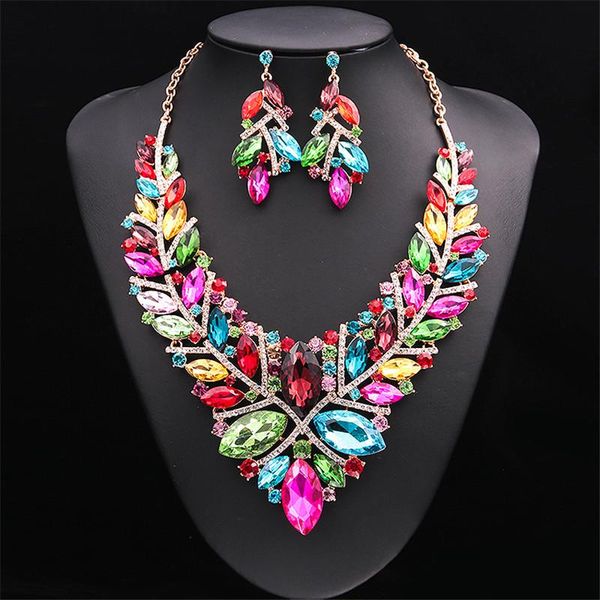 earrings & necklace luxury crystal rhinestone gold silver color set for women wedding bridal jewelry sets gift accessories
earrings & necklace luxury crystal rhinestone gold silver color set for women wedding bridal jewelry sets gift accessories