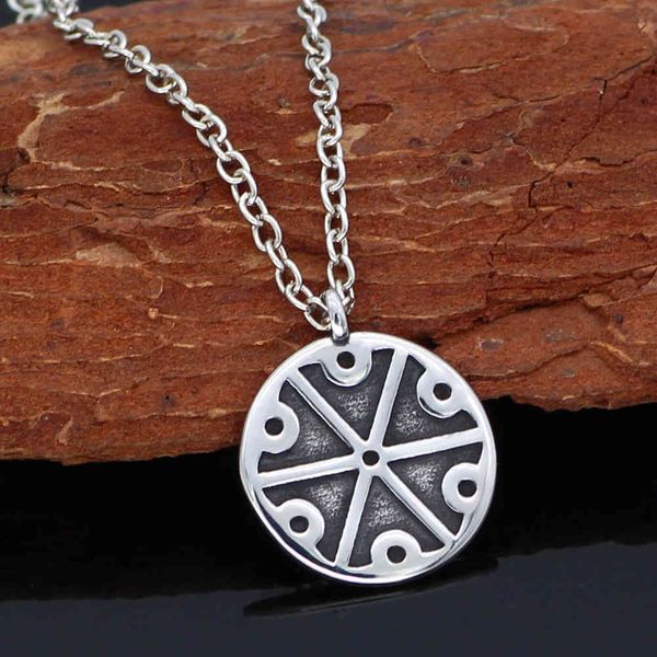 new nordic novaslav rune necklace amulet pendant titanium steel women's clavicle chain accessories, Silver
new nordic novaslav rune necklace amulet pendant titanium steel women's clavicle chain accessories, Silver