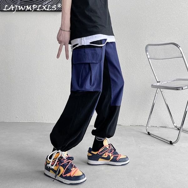 men's pants hip hop cargo women japanese streetwear blue cotton oversized korean style loose trousers harajuku, Black
men's pants hip hop cargo women japanese streetwear blue cotton oversized korean style loose trousers harajuku, Black