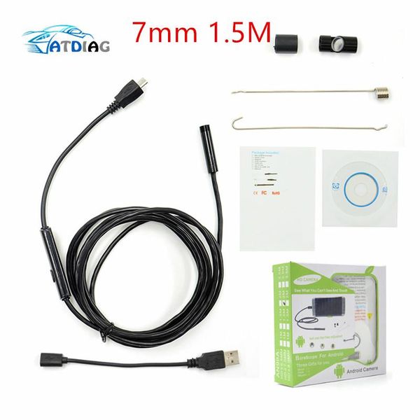 7mm 1.5m 6 led usb endoscope waterproof borescope video inspection snake tube pipe mini camera camcorder snaps button diagnostic tools
7mm 1.5m 6 led usb endoscope waterproof borescope video inspection snake tube pipe mini camera camcorder snaps button diagnostic tools