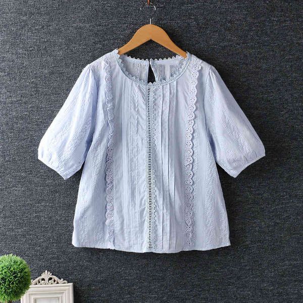 women's blouses & shirts lamtrip pleated lacing embroidery cotton shirt blouse 2021 summer sbg0, White
women's blouses & shirts lamtrip pleated lacing embroidery cotton shirt blouse 2021 summer sbg0, White