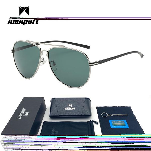 sunglasses amapart polarized for men driving fishing sports outdoors uv400 protection anti-glare, White;black
sunglasses amapart polarized for men driving fishing sports outdoors uv400 protection anti-glare, White;black