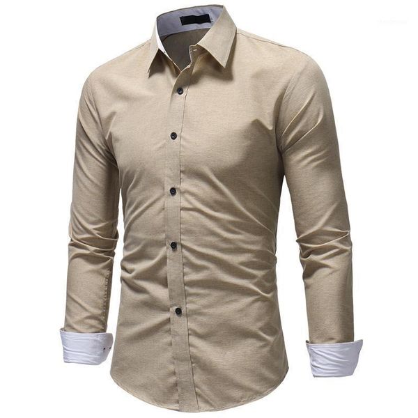 autumn winter mens fashion cotton casual shirt camisa slim long sleeve men designer male shirts 2colour men's dress, White;black
autumn winter mens fashion cotton casual shirt camisa slim long sleeve men designer male shirts 2colour men's dress, White;black