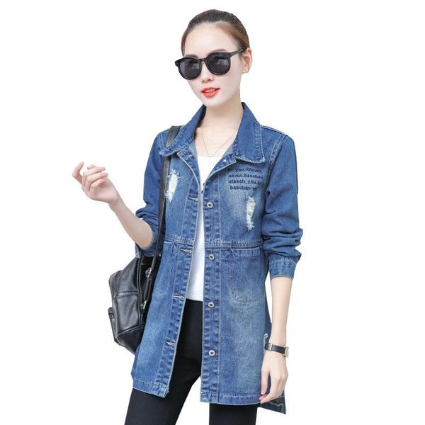 women's trench coats fashion denim windbreaker women 2021 plus size casual letter print hole jeans coat spring summer outerwear 35, Tan;black
women's trench coats fashion denim windbreaker women 2021 plus size casual letter print hole jeans coat spring summer outerwear 35, Tan;black