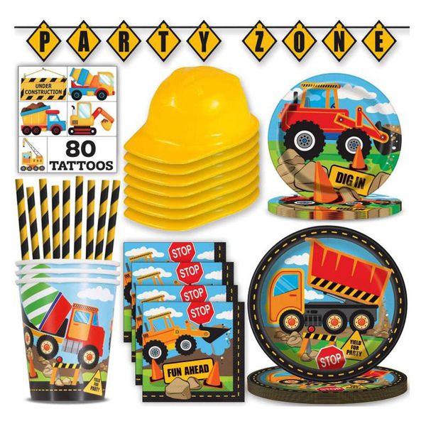 new construction site engineering vehicle party children's tableware set disposable decorative products paper tray cup towel
new construction site engineering vehicle party children's tableware set disposable decorative products paper tray cup towel