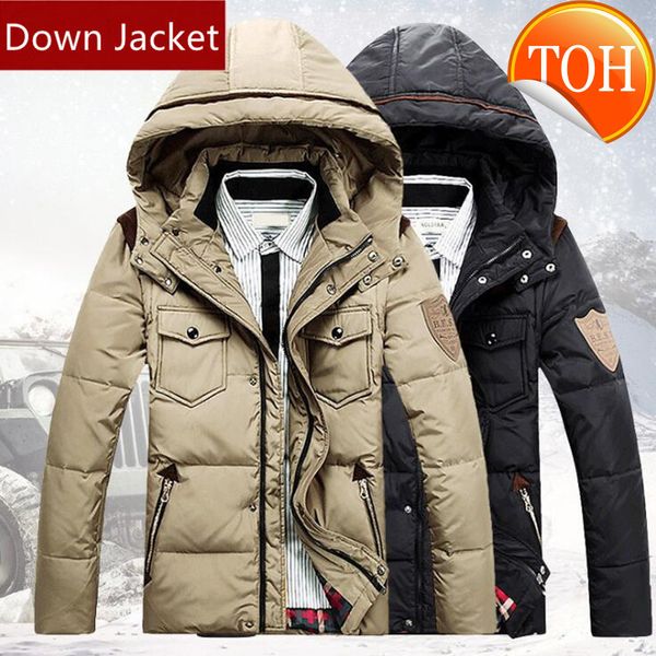 hooded 2021 mens new winter duck down jackets man patchwork thick coats male fashion quality overcoats keep warm outerwear, Black
hooded 2021 mens new winter duck down jackets man patchwork thick coats male fashion quality overcoats keep warm outerwear, Black