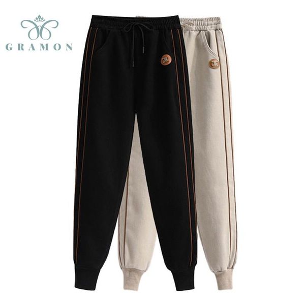 women's pants & capris sweatpants women joggers plus size fall clothes korean fashion pantalones de mujer high waist casual sport trous, Black;white
women's pants & capris sweatpants women joggers plus size fall clothes korean fashion pantalones de mujer high waist casual sport trous, Black;white