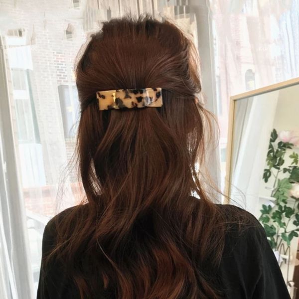 vintage acetate multicolor geometric rectangle barrettes leopard print horsetail clip 8.5cm for women girl hair accessories, Golden;silver
vintage acetate multicolor geometric rectangle barrettes leopard print horsetail clip 8.5cm for women girl hair accessories, Golden;silver
