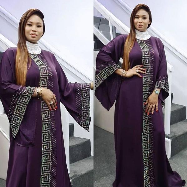 casual dresses african woman dress rayon fabric front and back fix rhinestone ornament elegant fashion plus size robe, Black;gray
casual dresses african woman dress rayon fabric front and back fix rhinestone ornament elegant fashion plus size robe, Black;gray