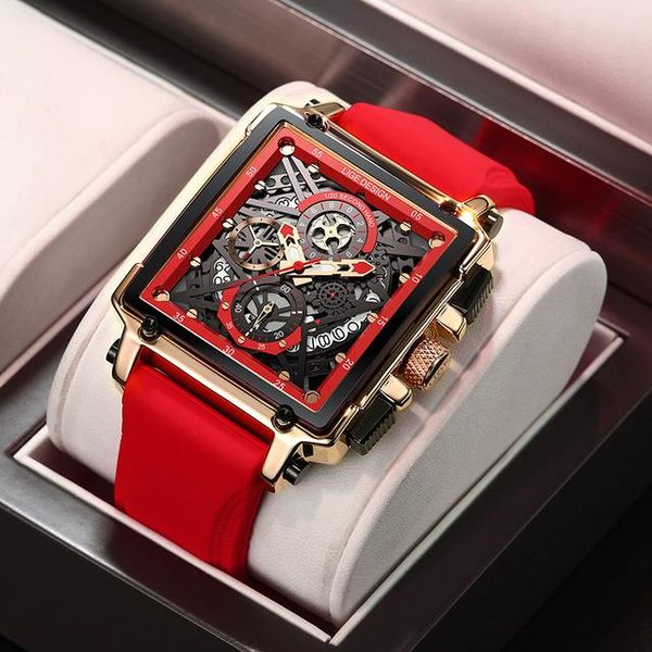 wristwatches 2021 men watches lige fashion waterproof quartz square watch for date sport hollow clock male, Slivery;brown
wristwatches 2021 men watches lige fashion waterproof quartz square watch for date sport hollow clock male, Slivery;brown