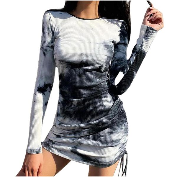 casual dresses autumn winter ladies long tie-dye o-neck print long-sleeved sleated dress style for vestido de mujer, Black;gray
casual dresses autumn winter ladies long tie-dye o-neck print long-sleeved sleated dress style for vestido de mujer, Black;gray