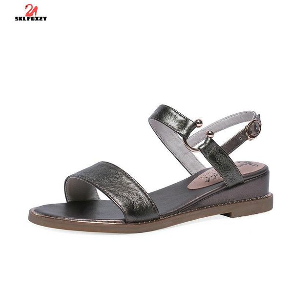 black white summer arrival women sandals fashion genuine leather women's shoes cowhide wedge slippers
black white summer arrival women sandals fashion genuine leather women's shoes cowhide wedge slippers