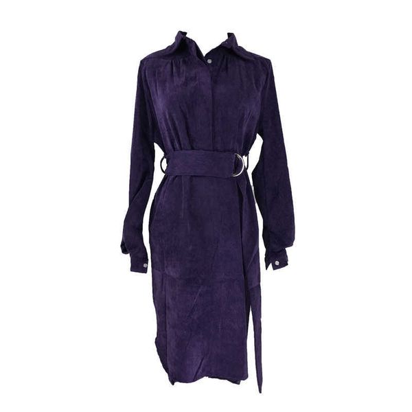 perhaps u khaki purple turn down collar corduroy long sleeve sash knee length dress elegant winter autumn fall d0860 210529, Black;gray
perhaps u khaki purple turn down collar corduroy long sleeve sash knee length dress elegant winter autumn fall d0860 210529, Black;gray