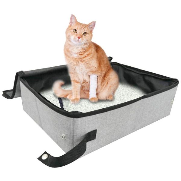travel cat litter box portable with lid collapsible waterproof for outdoor basin folding toilet other supplies
travel cat litter box portable with lid collapsible waterproof for outdoor basin folding toilet other supplies