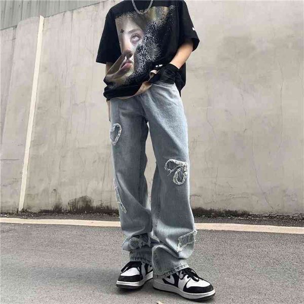 men's jeans houzhou hip hop baggy denim trousers wide patchwork harajuku hippie japanese korean streetwear men fashion dvml, Blue
men's jeans houzhou hip hop baggy denim trousers wide patchwork harajuku hippie japanese korean streetwear men fashion dvml, Blue