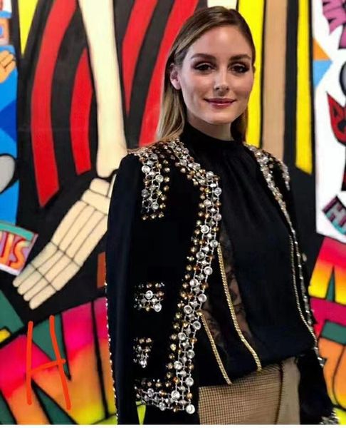 women's jackets 2021 black fashion beading coats o-neck long sleeve celebrity evening party bandage, Black;brown
women's jackets 2021 black fashion beading coats o-neck long sleeve celebrity evening party bandage, Black;brown