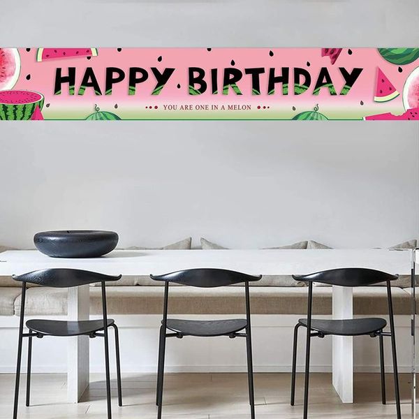 party decoration watermelon 1st birthday banner, one in a melon sign for girls, sweet first decorations supplies
party decoration watermelon 1st birthday banner, one in a melon sign for girls, sweet first decorations supplies
