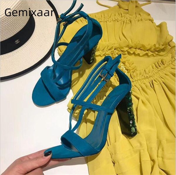 dress shoes luxury suede high heel party sandals women colorful rhinestone open toe narrow band summer woman, Black
dress shoes luxury suede high heel party sandals women colorful rhinestone open toe narrow band summer woman, Black