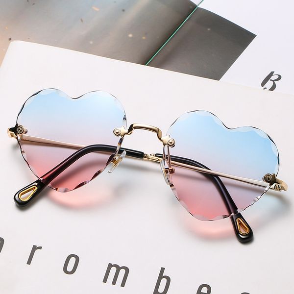 sunglasses blue pink heart women cute red purple shades female dimond cut metal rimless yellow gray sun glasses trends 2021, White;black
sunglasses blue pink heart women cute red purple shades female dimond cut metal rimless yellow gray sun glasses trends 2021, White;black