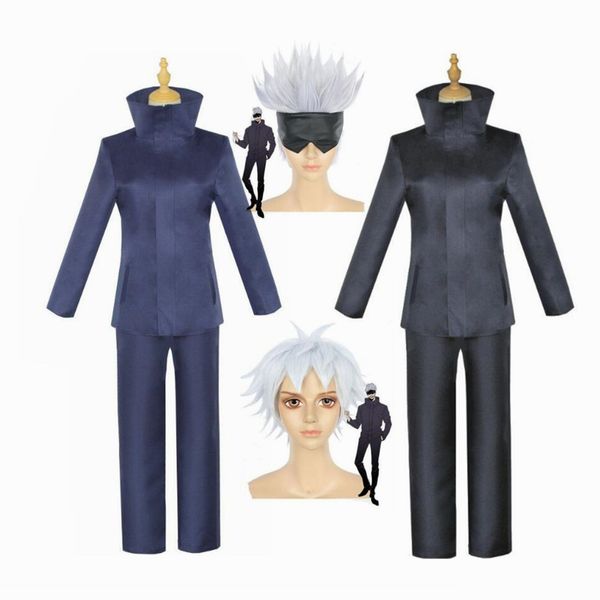 anime costumes anime jujutsu kaisen gojo satoru cosplay costume men school uniform suit, Black
anime costumes anime jujutsu kaisen gojo satoru cosplay costume men school uniform suit, Black