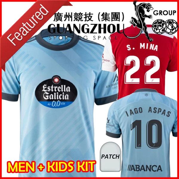 21 22 celta de vigo soccer jersey camisetas fútbol iago aspas renato tapia santi mina 2021 2022 men kit kids set home away football shirt bl, Black;yellow
21 22 celta de vigo soccer jersey camisetas fútbol iago aspas renato tapia santi mina 2021 2022 men kit kids set home away football shirt bl, Black;yellow