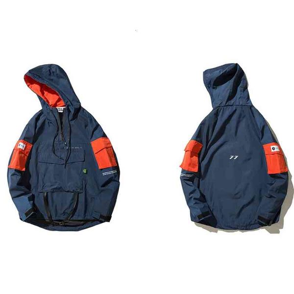 men's jackets half zipper pullover men autumn hip hop hooded front pocket casual windbreaker hoodie streetwear harajuku uaqq, Black;brown
men's jackets half zipper pullover men autumn hip hop hooded front pocket casual windbreaker hoodie streetwear harajuku uaqq, Black;brown