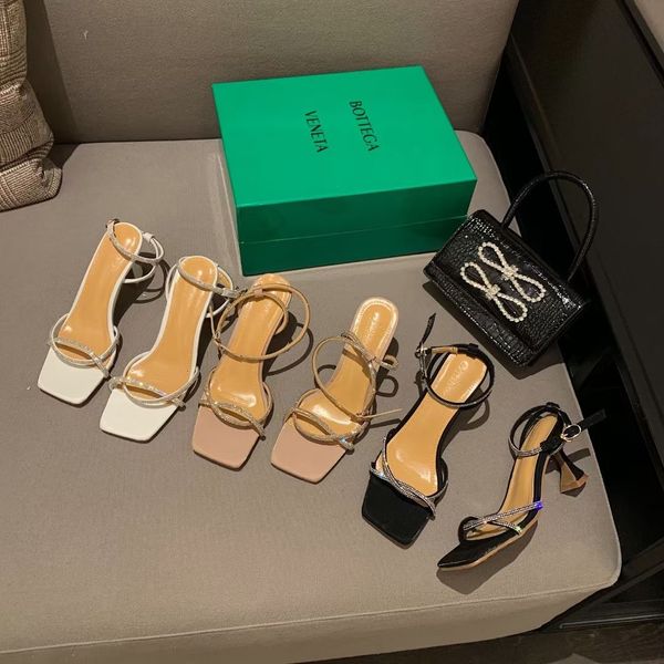 sandals fashion women open toe narrow band ankle strap thin high heels rhinestone slides dress shoes woman size 35-39 2n9s, Black
sandals fashion women open toe narrow band ankle strap thin high heels rhinestone slides dress shoes woman size 35-39 2n9s, Black