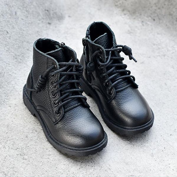 autumn winter cowhide kids boots black children short boys girls cotton-padded shoes genuine leather, Black;grey
autumn winter cowhide kids boots black children short boys girls cotton-padded shoes genuine leather, Black;grey