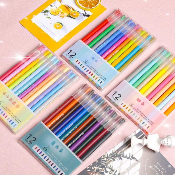 gel pens 12pcs/set 0.5mm pen colorful diy hand account journal for drawing graffiti signing writing stationery office school suplies
gel pens 12pcs/set 0.5mm pen colorful diy hand account journal for drawing graffiti signing writing stationery office school suplies