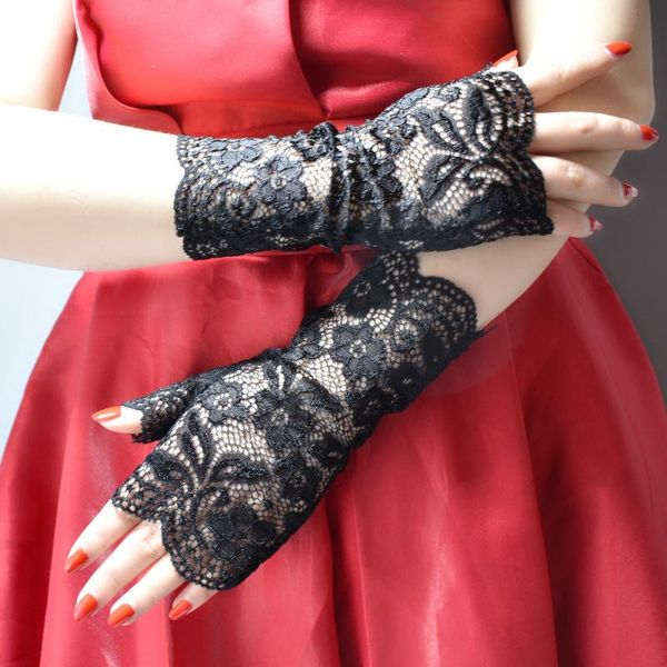 five fingers gloves summer lace hollow short fingerless sun protection cycling drive cover the scar thin high elasticity etiquette danc, Blue;gray
five fingers gloves summer lace hollow short fingerless sun protection cycling drive cover the scar thin high elasticity etiquette danc, Blue;gray