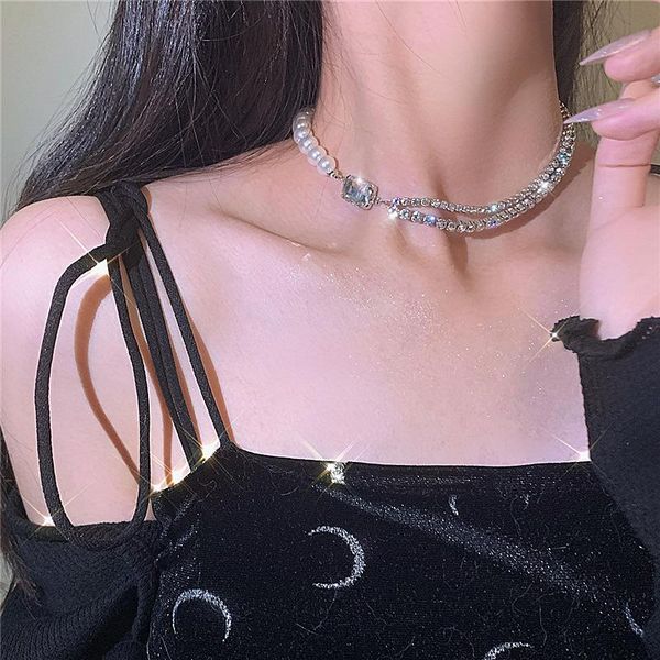 chokers fashion pearl stitching rhinestones geometric necklaces for women choker clavicle chain design birthday gifts female jewelry, Golden;silver
chokers fashion pearl stitching rhinestones geometric necklaces for women choker clavicle chain design birthday gifts female jewelry, Golden;silver