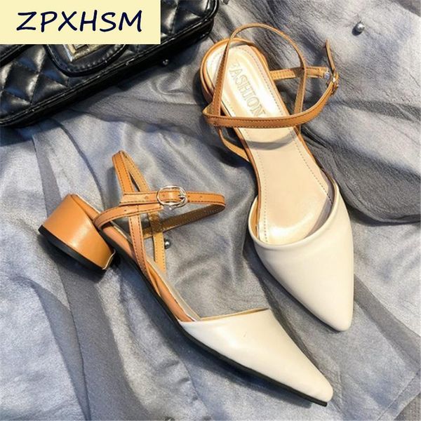 sandals summer women's fashion vintage buckle round heel heels women pointed mid dress party shoes zapatos mujer, Black
sandals summer women's fashion vintage buckle round heel heels women pointed mid dress party shoes zapatos mujer, Black