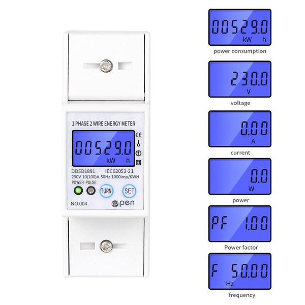 smart home control 10(100)a single phase din rail digital electric meter lcd display with rs485 energy
smart home control 10(100)a single phase din rail digital electric meter lcd display with rs485 energy